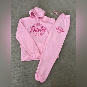 Barbie hoodie and sweatpants